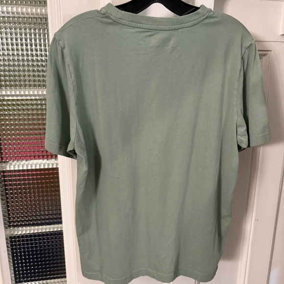 Kappa Men’s Logo Bant Tee Shirt Green W/ Ivory Logo Sz Medium - Picture 2 of 9